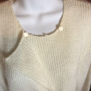 Vintage Buffums Ivory Sweater Large